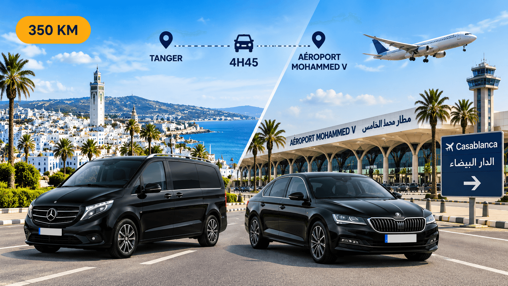 Tanger → Aéroport Mohammed V