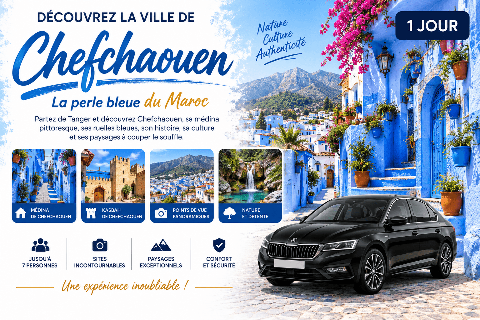 Tours Chefchaouen sans guide