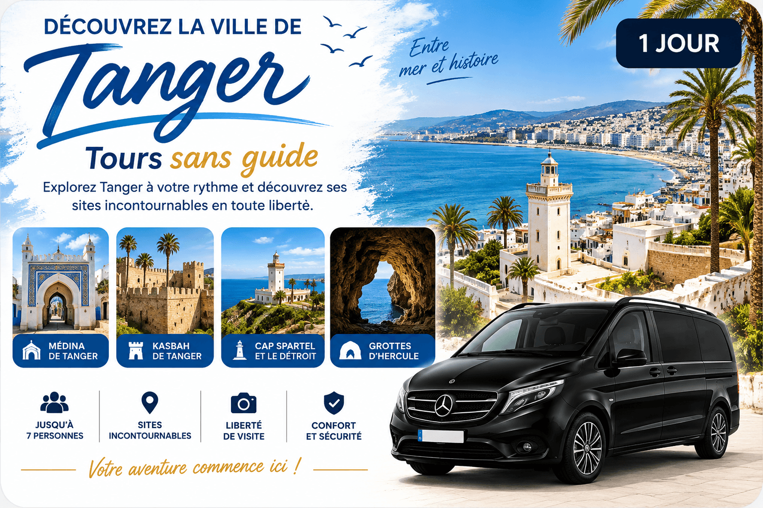 Tours Tanger sans guide
